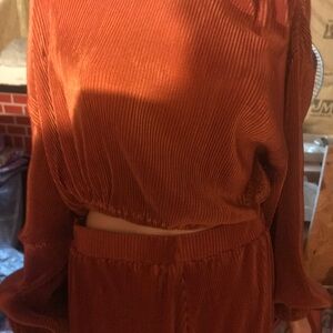 Dress Forum Los Angeles Orange Outfit Size Large